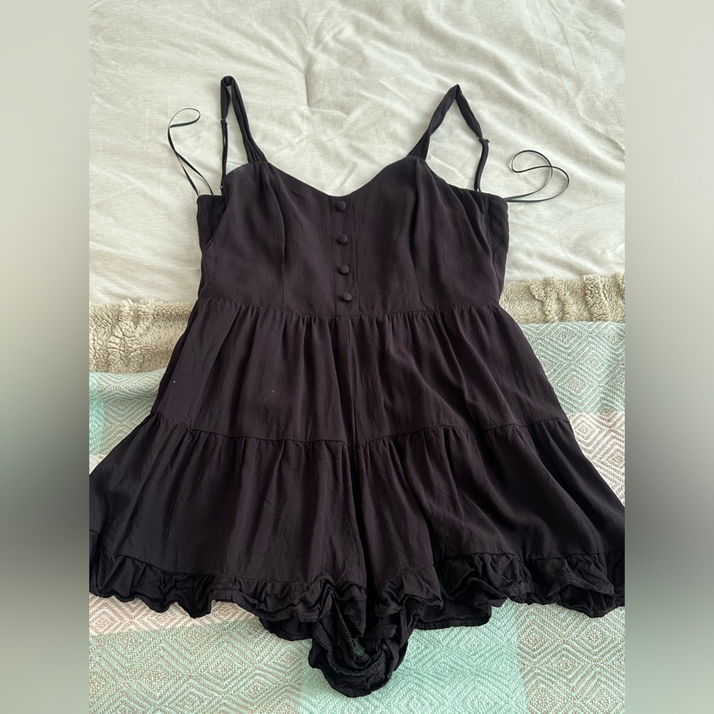Francesca’s black romper